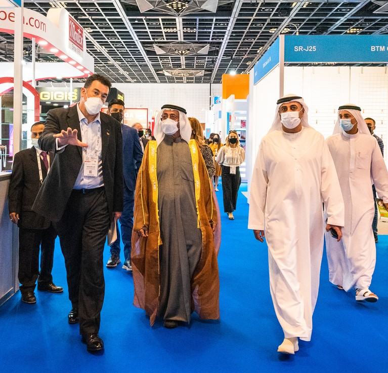 H-H- Sheikh Hasher bin Maktoum Al Maktoum opens Paperworld Middle East