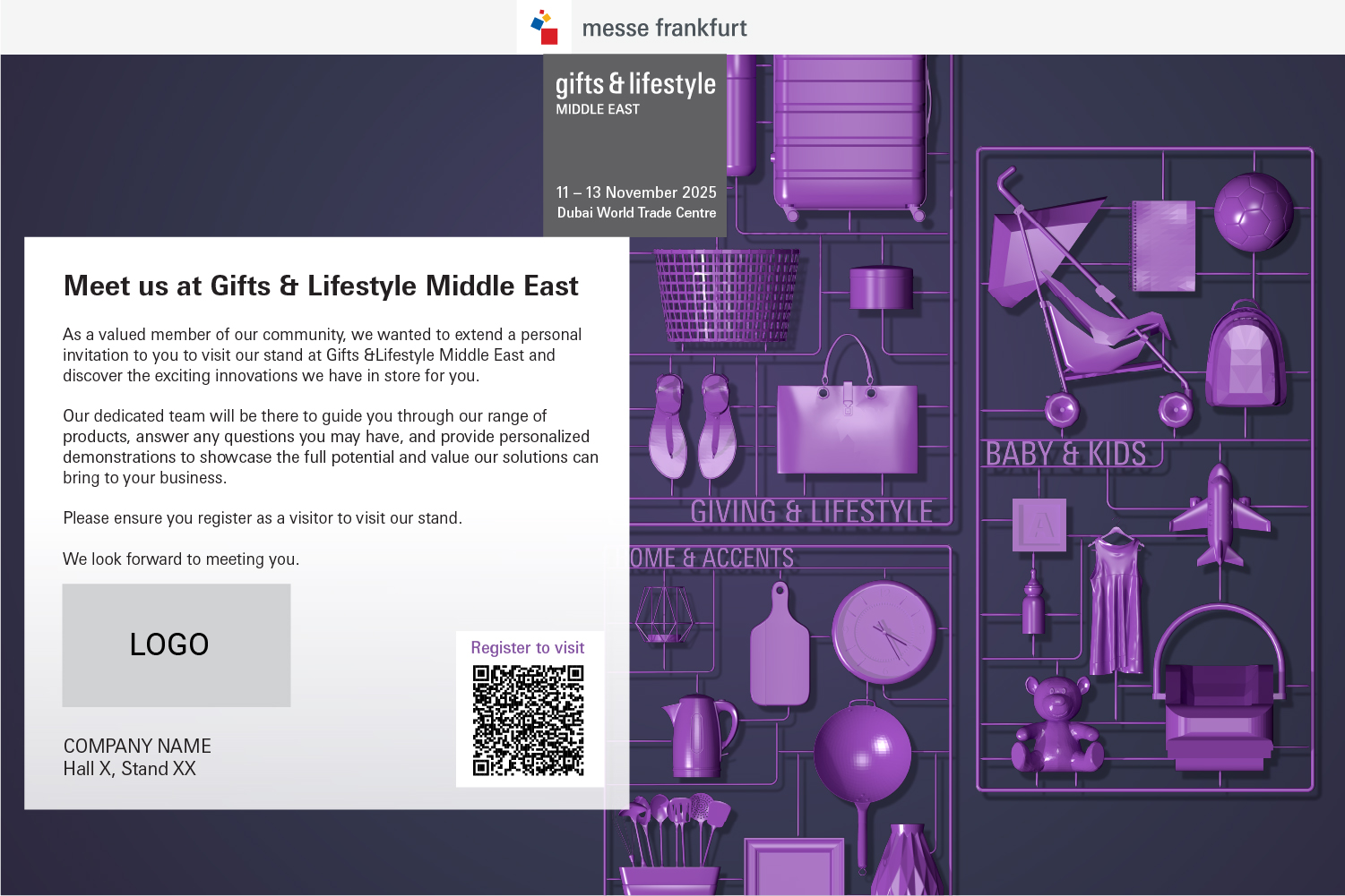 Paperworld Middle East - Generic English E-card