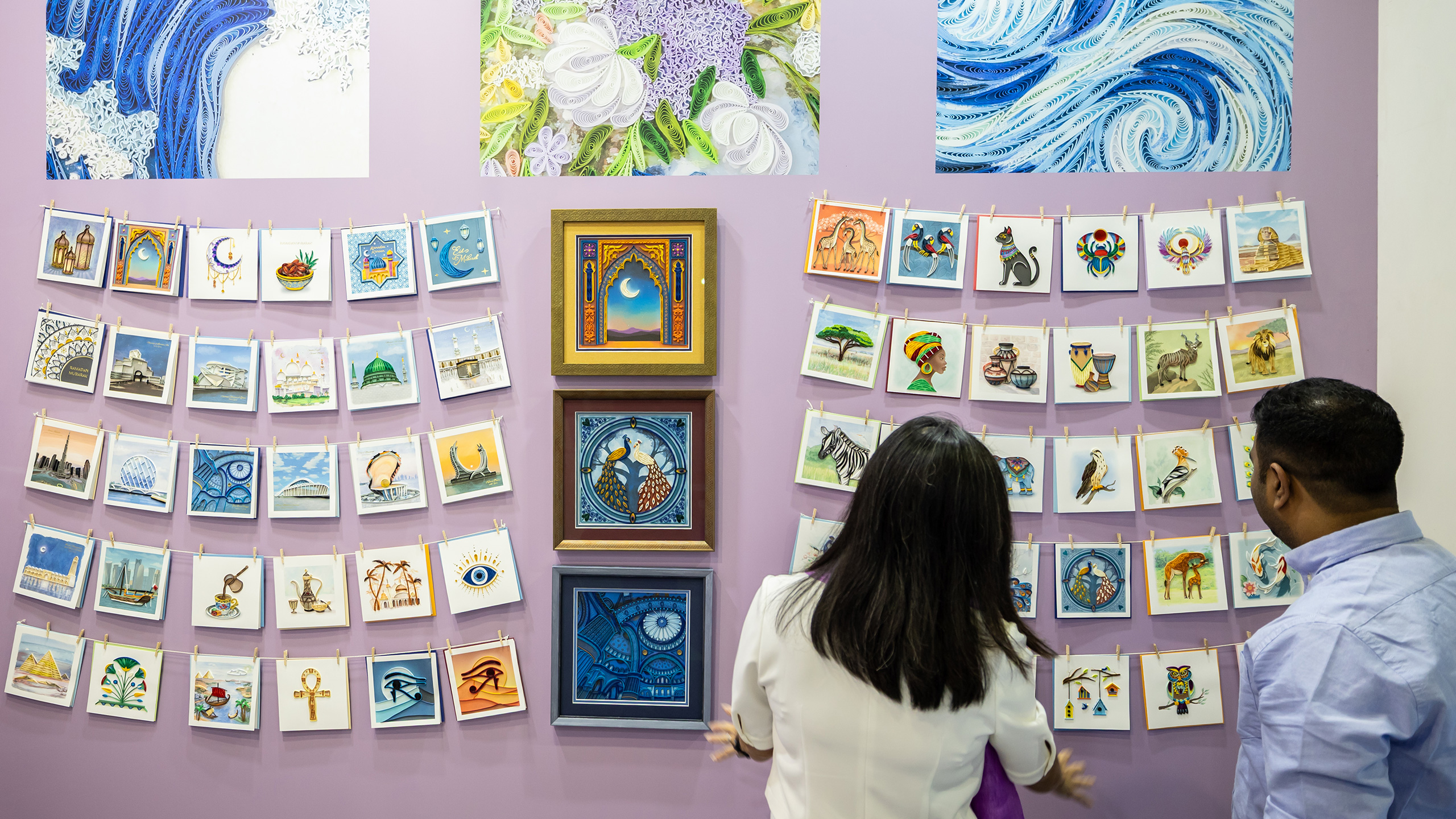 Gifts & Lifestyle Middle East - exhibitor showing visitor products on display