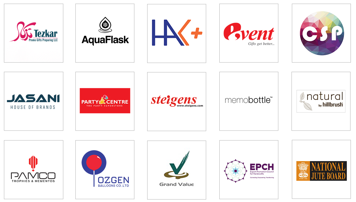 Gifts & Lifestyle Middle East - Featured exhibitor logos